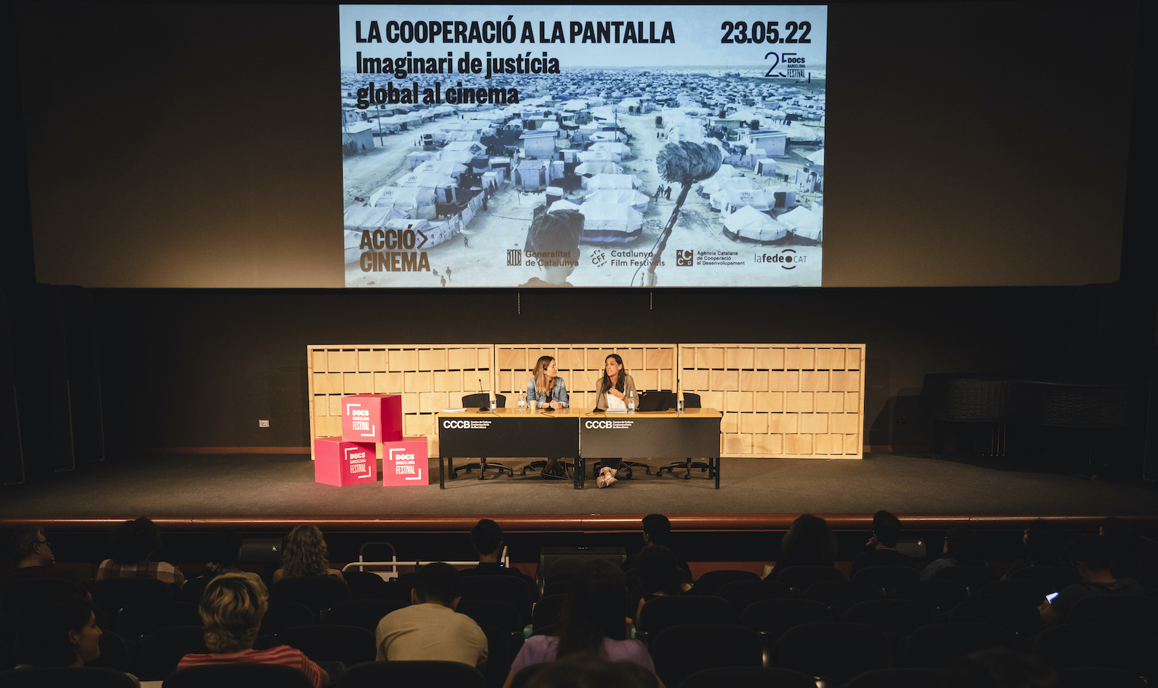 Acte del projecte Acció Cinema: "La cooperació a la pantalla"